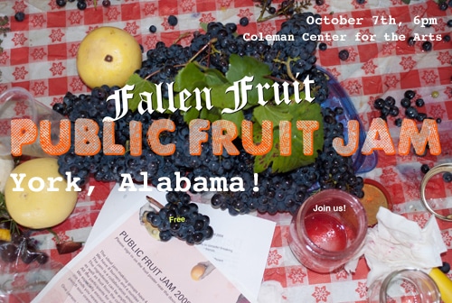 Public Fruit Jam, Coleman Center